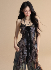Lace Suspender T-shirt